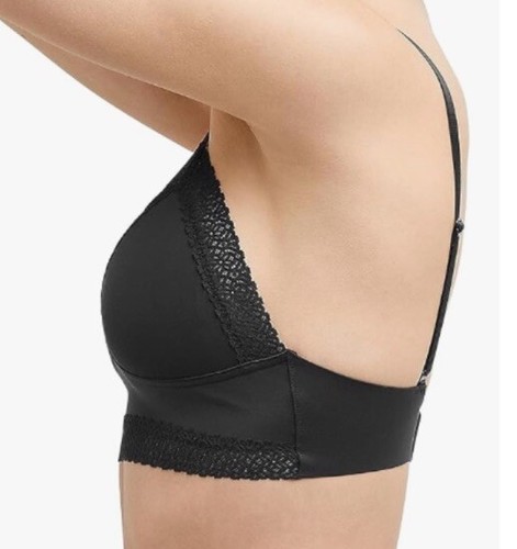 NEU Maidenform DM2322 Schwarz Triangel Bralette Bügel BH 2XL - Bild 2 von 5