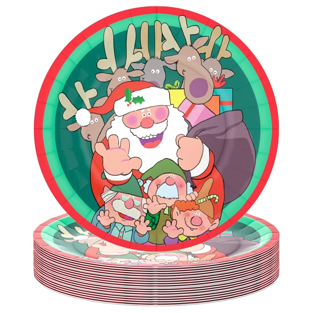 Holiday Paper Party Plates