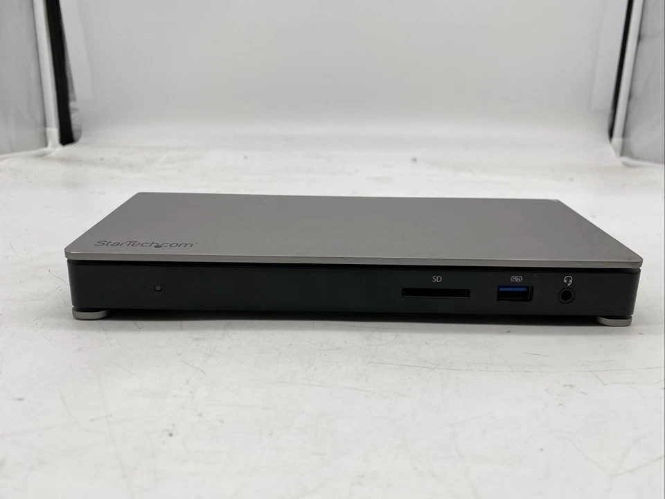 Estación de acoplamiento StarTech TB3DOCK2DPPD Thunderbolt 3 Dual-4K con adaptador de CA Foto 2 de 4