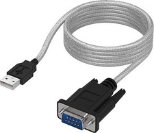 SABRENT Model SBT-USC6K 6 ft. USB to Serial 9-pin DB-9 RS-232 Adapter Cable