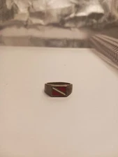 Diver Flag Ring 925 Silver