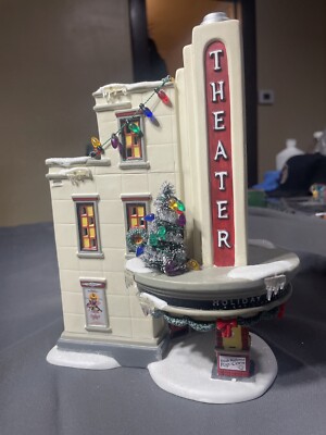 Department 56 A Christmas Story The Uptown Theater *has Small Flaw And Bad Box*