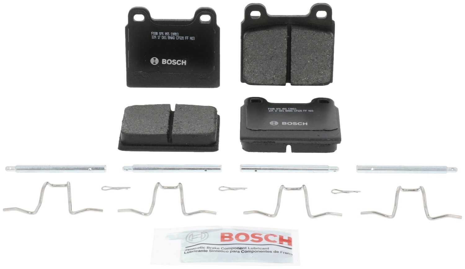 For 1981-1982 Ferrari 308 GTBi Bosch QuietCast Ceramic Brake Pads Front