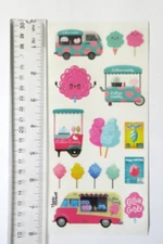 Violette Collection - COTTON CANDY - 1 Sheet NEW RELEASE Stickers #C181