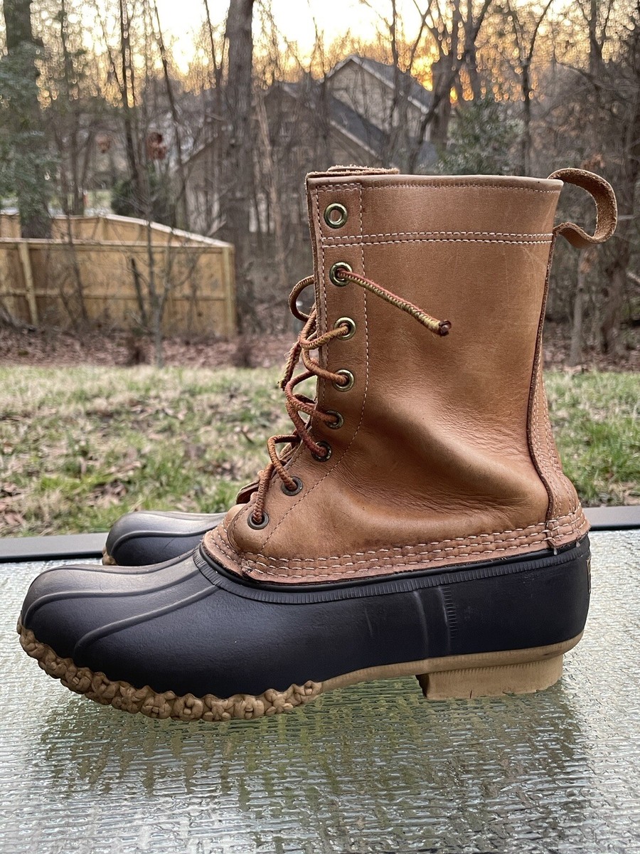 VINTAGE LL Bean Maine Duck 8 Eyelets Men display picture 2