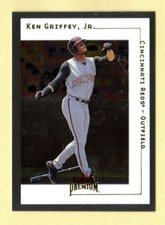2001 FLEER PREMIUM KEN GRIFFEY JR #157 HALL OF FAME CINCINNATI REDS
