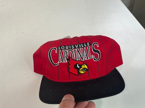 NEW University of Louisville Cardinals Hat Vintage The Game Pinstripe Snapback - Picture 2 of 7
