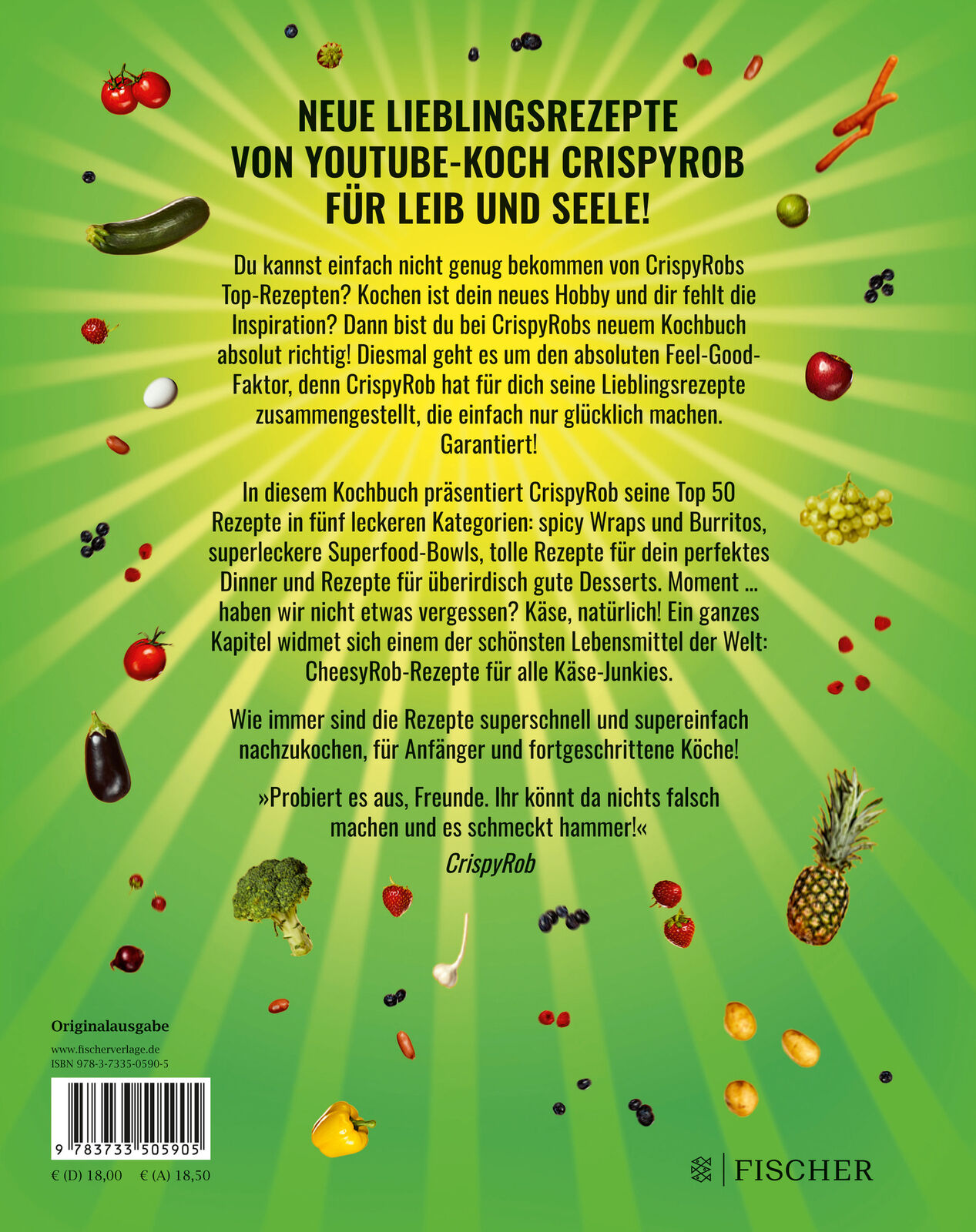 Thumbnail - Crispyrob / Crispyrobs Meine Top 50 Feel Good Rezepte