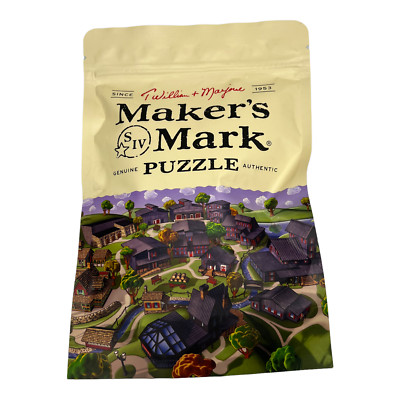 Makers Mark Kentucky Bourbon Puzzle 2021 Ambassadors Christmas Gift Star Hill