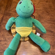 Talking Franklin Turtle 12 Plush Kidpower Nelvana VTG Stuffed Toy Working 1986