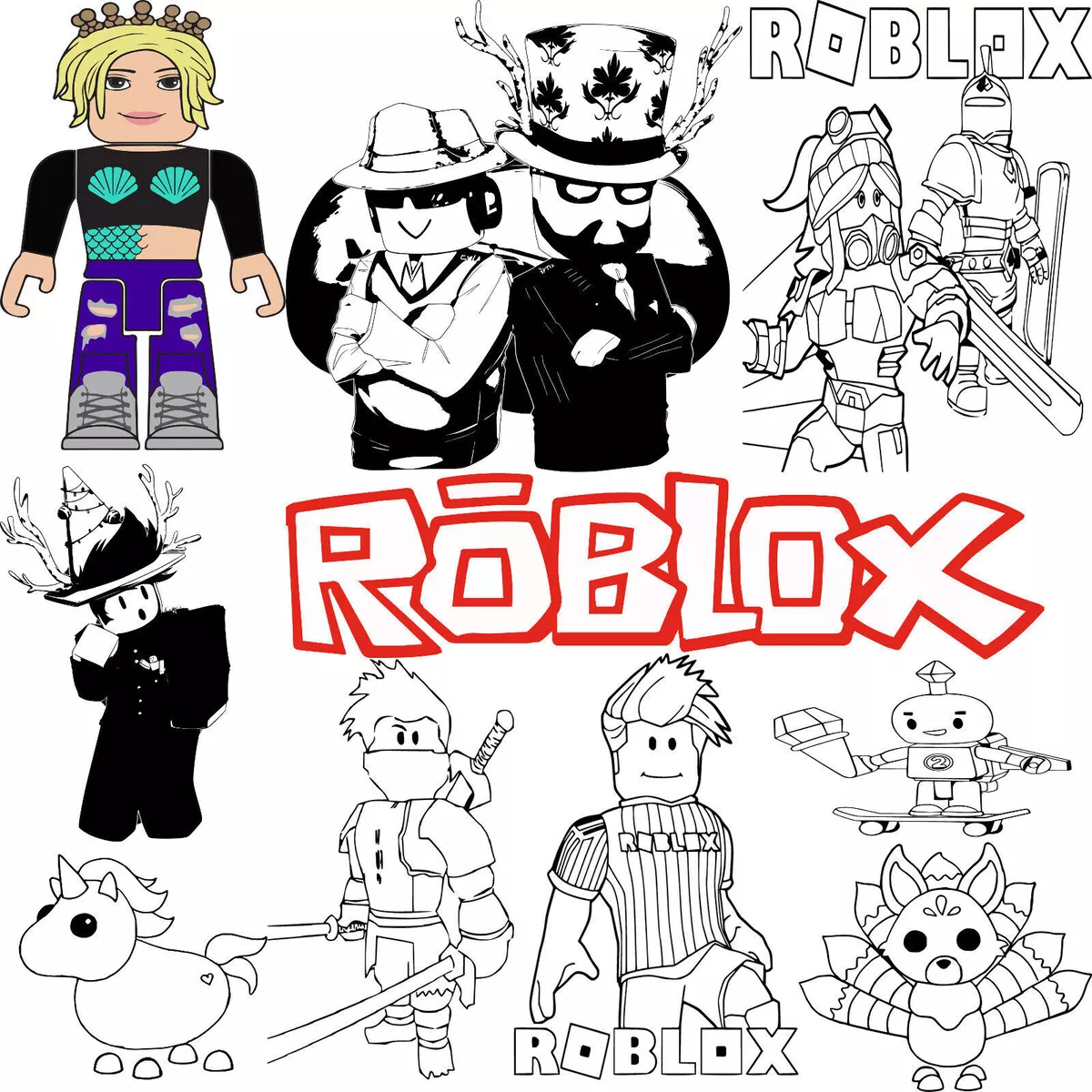 Roblox SVG Bundle, Roblox Font, Gaming Svg Files for Cricut - Instant