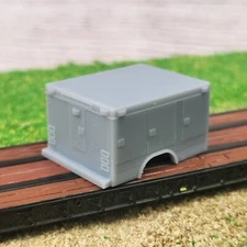 1:87 HO Scale 3D Printed Quick Response SRW Pickup Truck Body EMS Police Fire