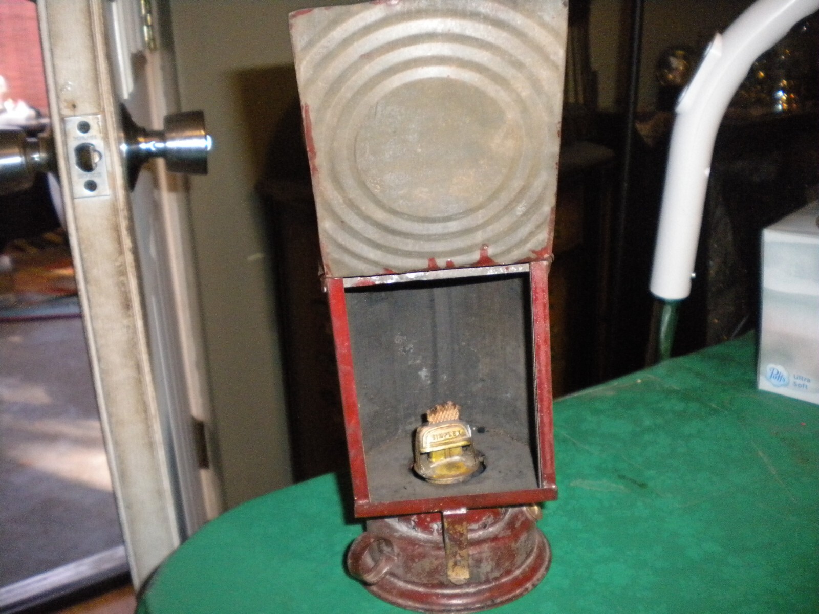 Kodak Style Kerosene Tin Darkroom Oil Wick Lantern Safelight eBay