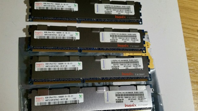 Hynix 8GB x 4=32Gb PC3-8500R HMT31GR7AFR4C-G7 desktop server RAM 4 modules