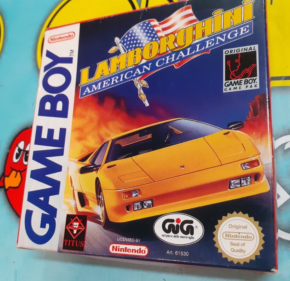 Lamborghini American Challenge Nintendo Gameboy Come Nuovo Completo - Immagine 3 di 4