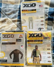 NEW MILITARY XGO PHASE 1 ACCLIMATE DRY 2PR PANTS & 1 CREW