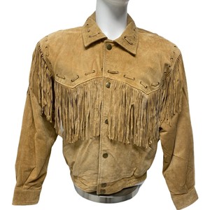 wilson leather fringe jacket