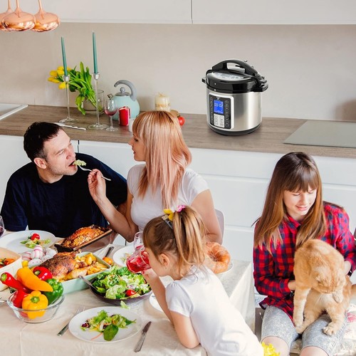 Family-Sized 6 Quart Electric Pressure Cooker – Fast & Healthy Cooking Solution - Picture 9 of 9