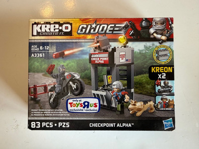 KRE-O Gi Joe Checkpoint Alpha A3361 New Factory Sealed Hasbro OOP Toys R Us 2012