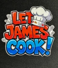 Let James Cook Bills Fan Buffalo Custom Large Premium Vinyl Sticker