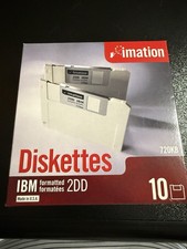 Imation 2DD 3.5 Diskettes IBM Formatted 720KB...