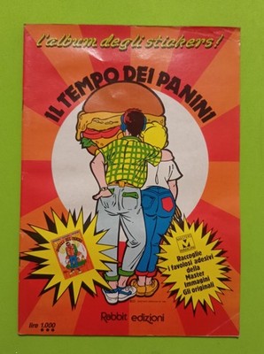 EMPTY EMPTY ALBUM ''IL TEMPO DEI PANINI'' MASTERS 1986 PANINARI - 288 FIGURINES 