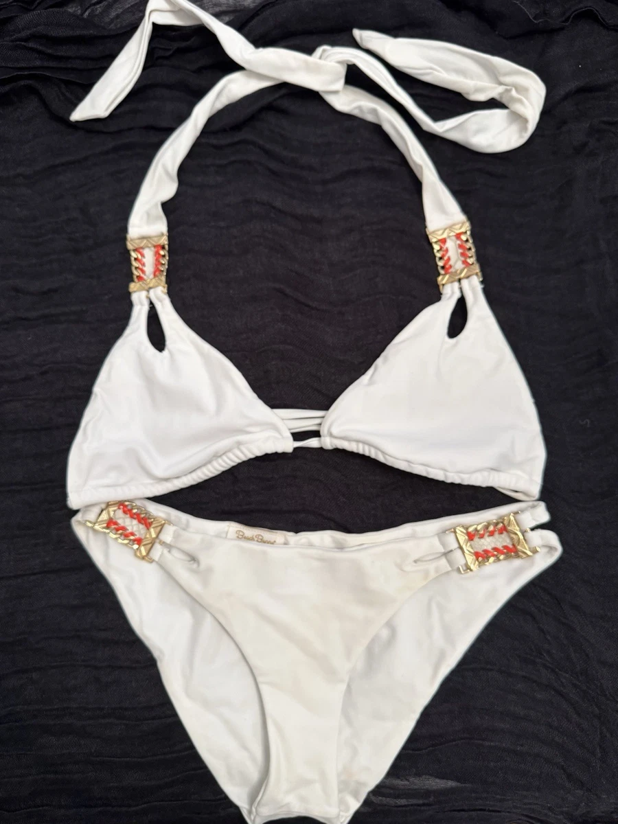 Haut De Bikini Beach Bunny Hudson X Indy - Résille, Armatures - Blanc Moyen Taille M (défauts)