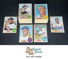1968 O-PEE-CHEE BASEBALL NR SET (192/196) AARON MAYS SEAVER/CAREW 1st OPC CARDS
