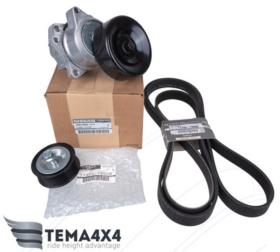 【VAKT.】　BELT W Genuine OEM Serpentine Belt Drive Component Kit for Nissan