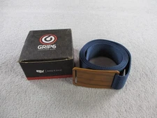 GRIP6 Olive Belt Mens Blue Nylon Minimalist USA Made Lightweight Fits up to 47"