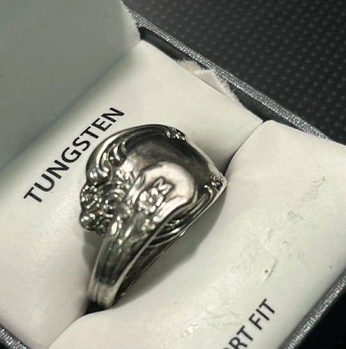 vintage Oneida silver spoon ring