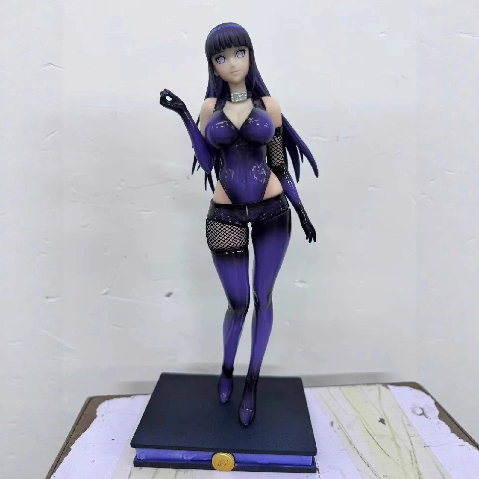25cm Anime Naruto Figure Hyuga Hinata Action Figures Beautiful Girl PVC Model Do