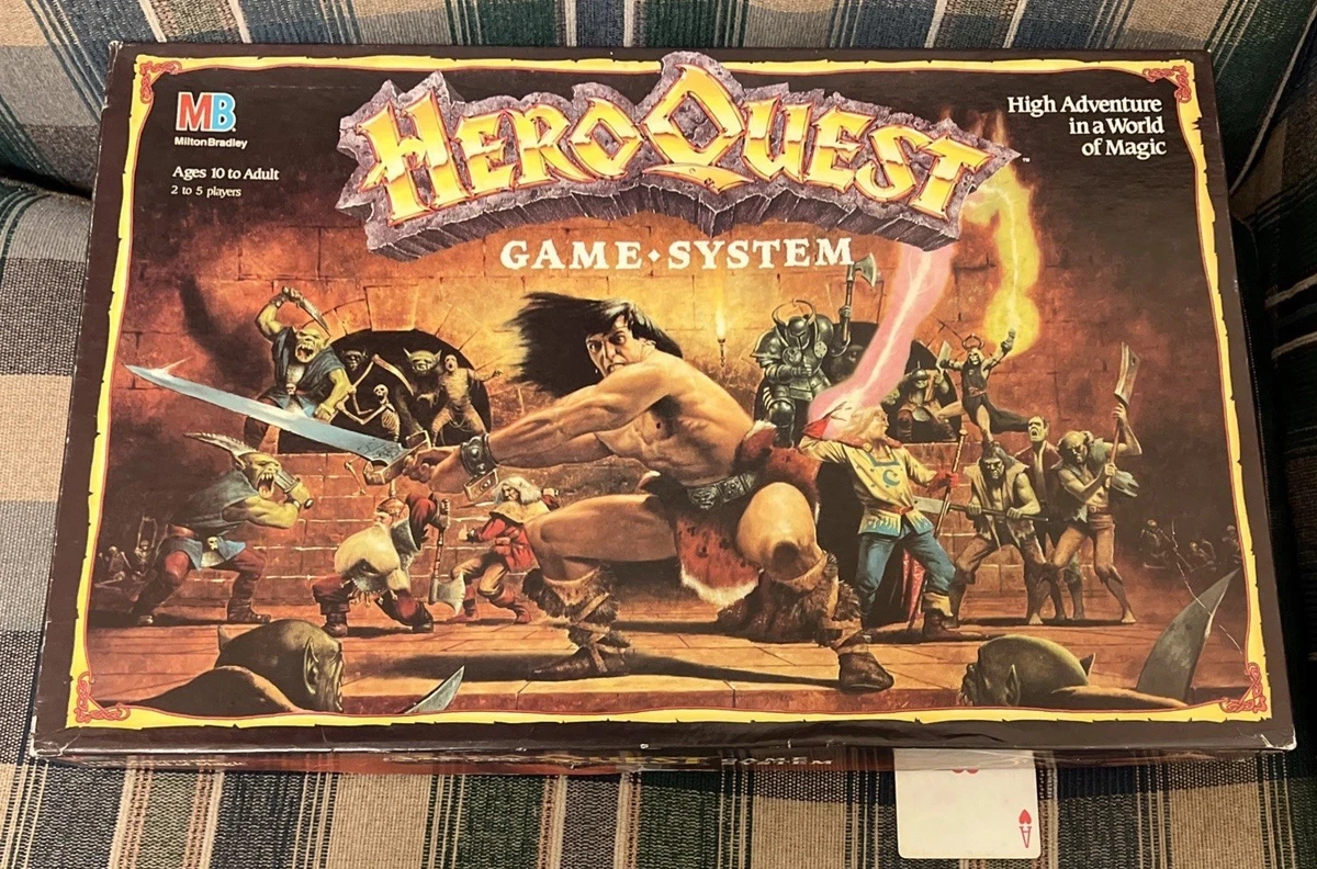 Jeu De Rôle HeroQuest – MB Jeux – 1989 – Vintage – Boîte – Occasion