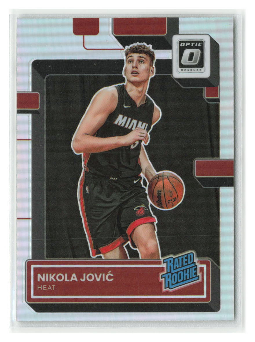 Nikola Jovic 2022-23 Donruss Optic Holo Silver RC #224-HEAT