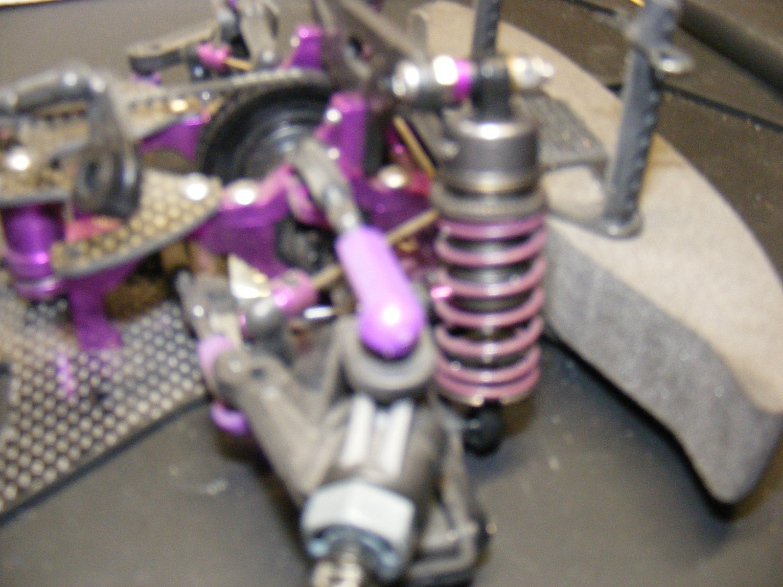 Hpi Cyclone Rc Car Chassis Made Of Carbon Fiber