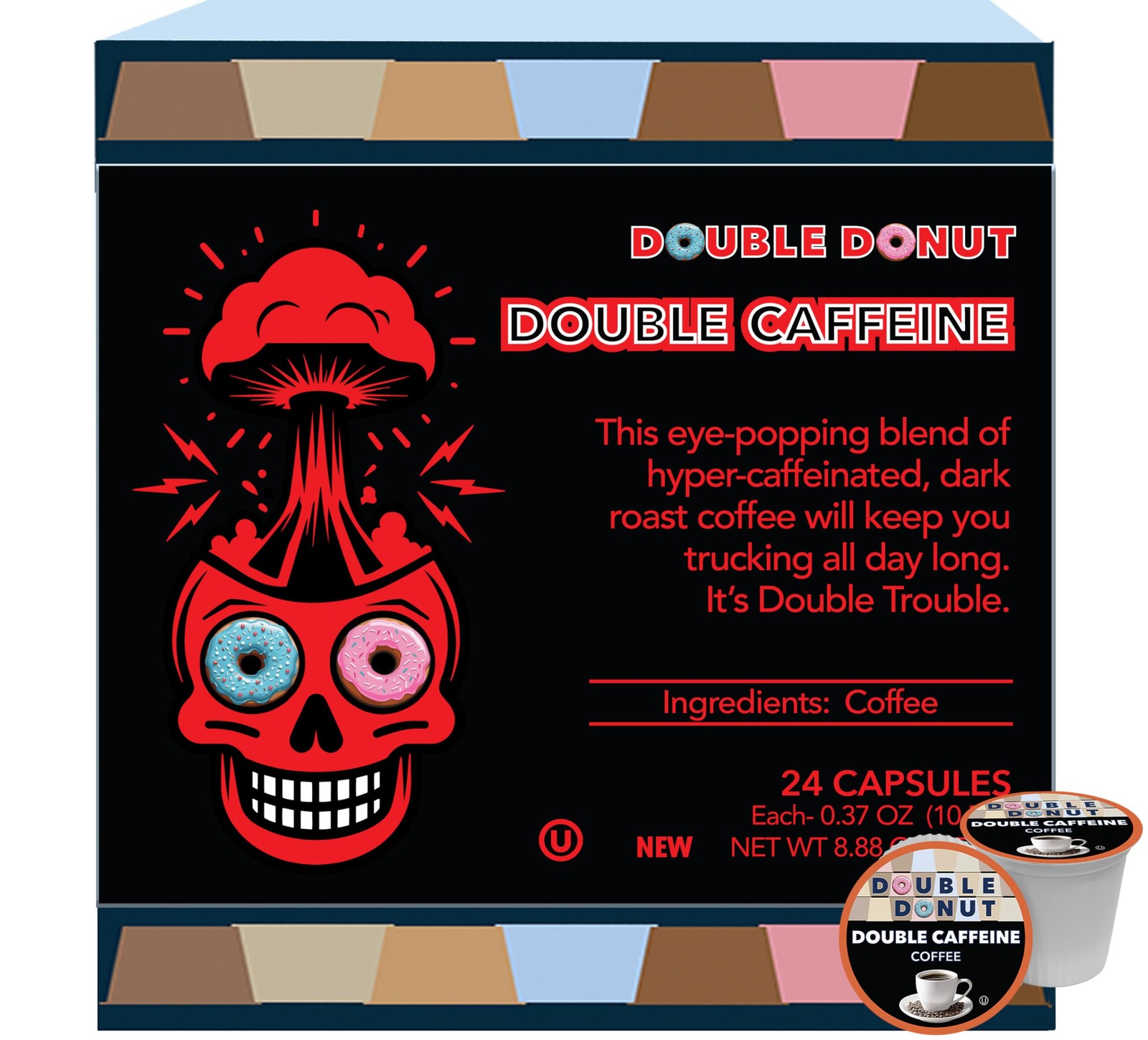 High Caffeine Coffee Pods, Extra Strong Double Caffeine Coff