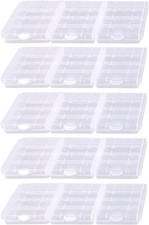 Battery Organizers AA/AAA Battery Containers Holders Compact Portable Storage Ca
