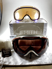 Smith Optics I/OS Polarized Snow Goggle - Brand New, White, Bonus Lens