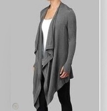 Lululemon Women  s Universal Wrap Cashmere blend Cardigan Sz 6 Draped Waterfall