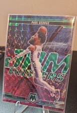 2024-25 Panini Mosaic - Jam Masters Paul George #13 Green Mosaic Prizm