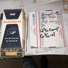 Trw Piston Ring 7548 Std 54-62 Chevy Gmc 6 Cyl 261 Eng Nos