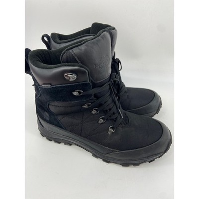 The North Face Boots Men 9.5 Black Chilkat II Waterproof Hiking Winter Insulated