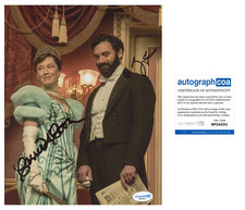 Carrie Coon & Morgan Spector Signed THE GUILDED AGE 8x10 Photo EXACT Proof ACOA