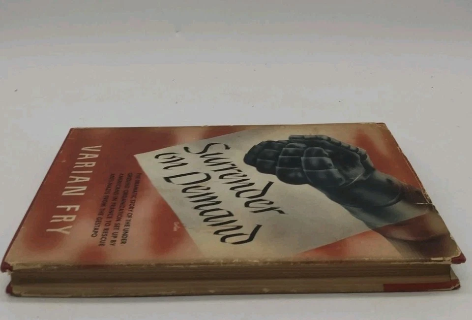 Surrender on Demand By Varian Fry Random House 1945 First Printing HC/DJ Foto 4 de 4