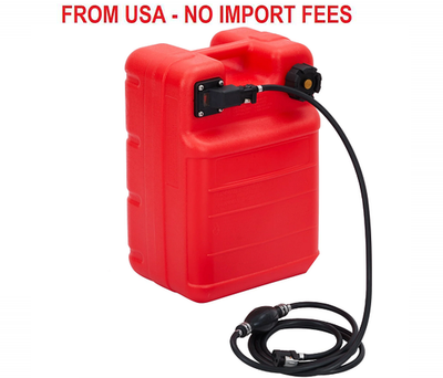 #ad #ad 24 L 6 Gallon Boat Fuel Tank Portable Marine Outboard Fuel Gas Tank with Hose $47.59