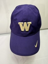 Nike University of Washington Hat Cap Featherlight Dri-FIT Strapback Running