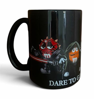 M&M's Star Wars Dark Side Black Coffee Mug Cup 2005