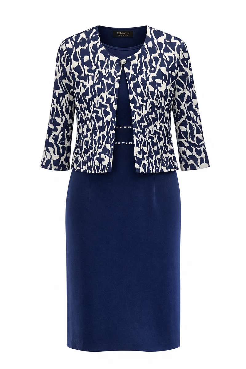 YiZYiF Abito Lungo Elegante Donna – Chiffon Scollo A V, Maniche 3/4, Vita Alta – Per Cerimonie