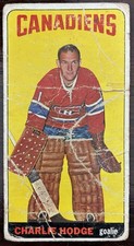 1964-65 TOPPS #17 CHARLIE HODGE MONTREAL CANADIENS GOALTENDER