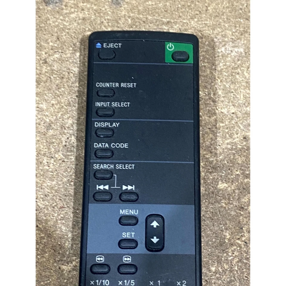 Sony RMT-DS20 Remote Control Black Wireless Ergonomic for DSR-20 DSR-20P VCR - Image 2 of 4